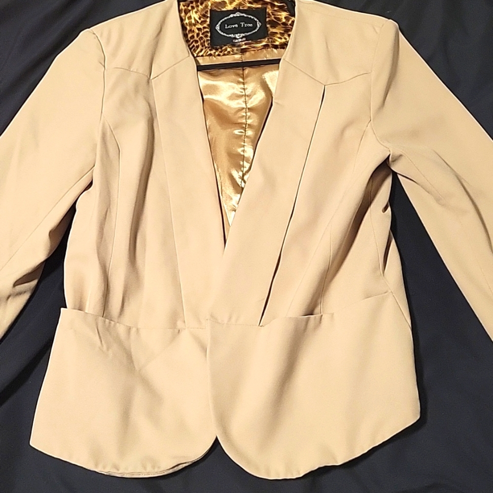 Beige Blazer size medium